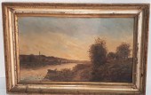 J.H. DELPY, OIL ON BOARD LANDS