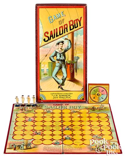 J.H. SINGER GAME OF SAILOR BOY, CA.