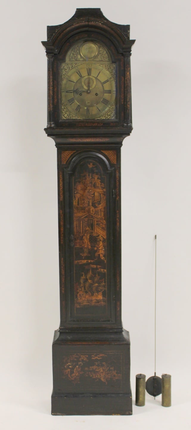 J.HEWITT CHINOISERIE DECORATED TALL