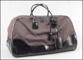 JIL SANDER BLACK LEATHER AND B