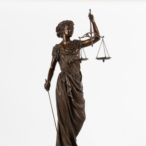 JILL BURKEE BRONZE 'LADY JUSTICE'