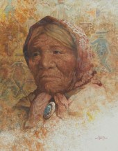 JIM ABEITA, (B. 1947), "WEAVER
