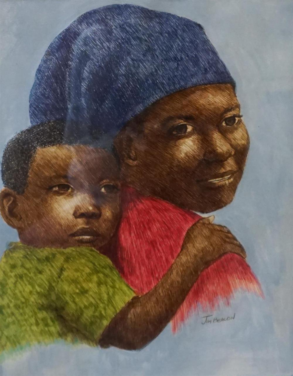 JIM BEACON, AFRICAN AMERICAN MOTHER