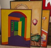 JIM BURNETT MODERNIST PAINTING