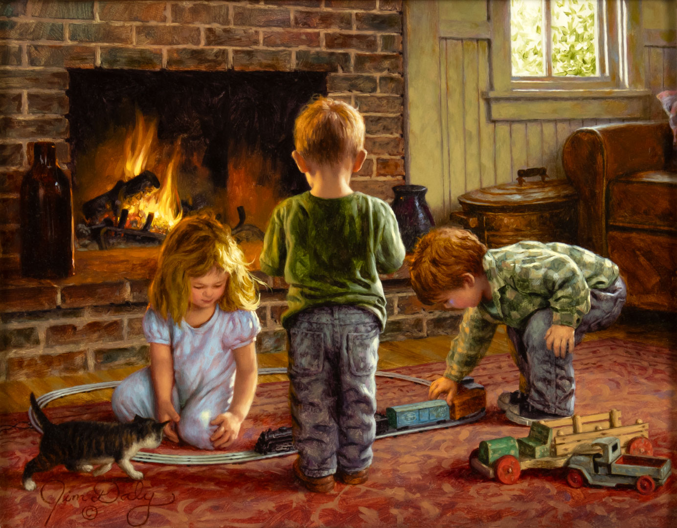 JIM DALY (1940-), RAILROADING