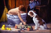 JIM DALY (1940-), WATCHFUL EYE