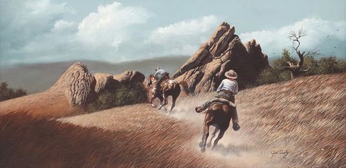 JIM DALY (B.1940) WESTERN