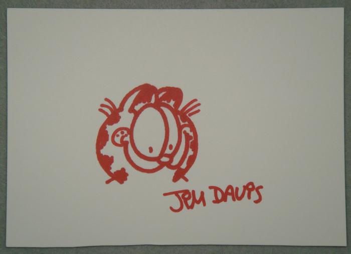 Jim Davis, b 1945, colored marker