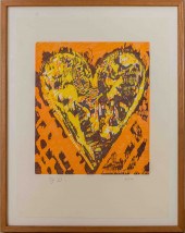 JIM DINE "HEART FOR FILM FORUM