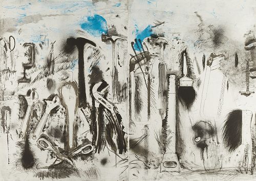 JIM DINE "THE SKY IN MADISON, WI"
