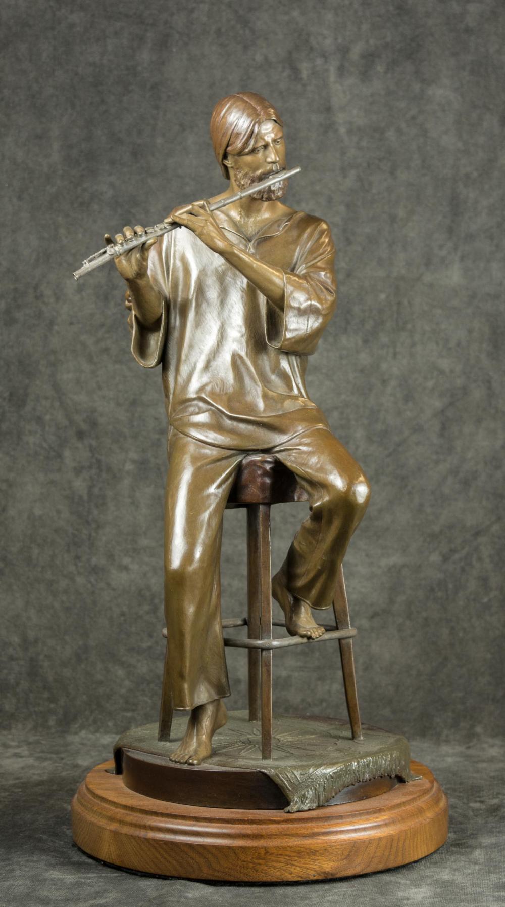 JIM HENDERSON BRONZE SCULPTUREJIM