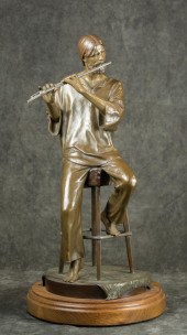 JIM HENDERSON BRONZE SCULPTURE