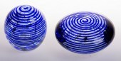JIM KARG ART GLASS PAPERWEIGHT