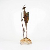 JIM LEWK COPPER SCULPTURE OF D