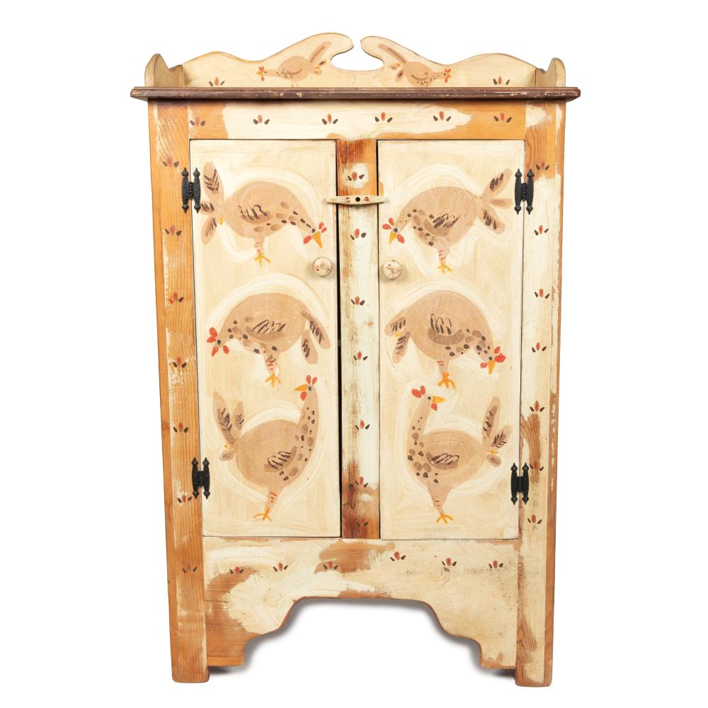 JIM WAGNER, PAINTED CHEST WITH