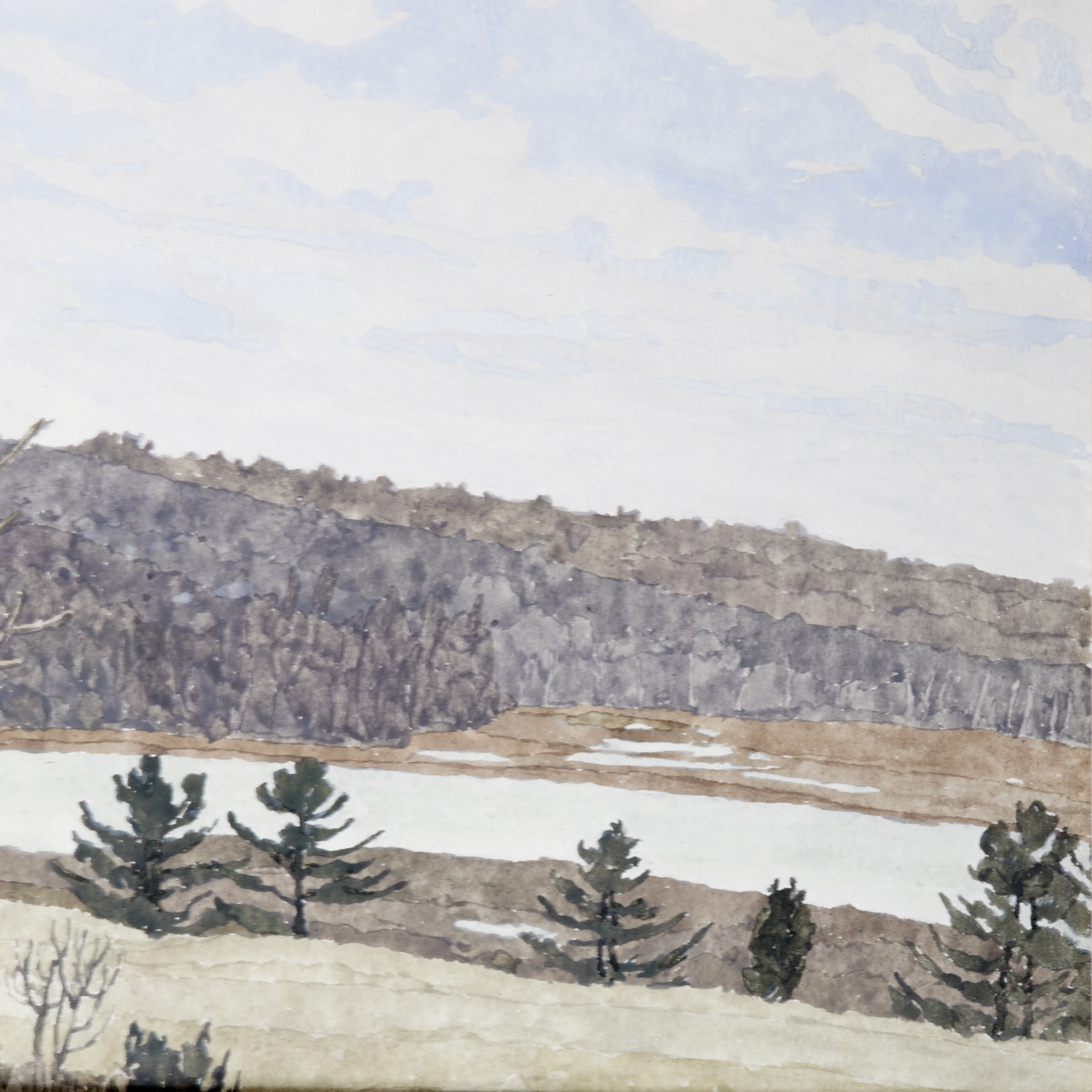 JIM WEIDLE, WATERCOLOR, 1983 Jim