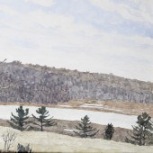 JIM WEIDLE, WATERCOLOR, 1983 J