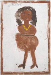 Jimmie Lee Sudduth painting (F