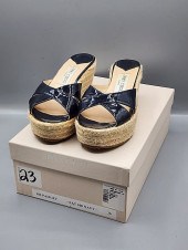 Jimmy Choo Navy Patent Leather