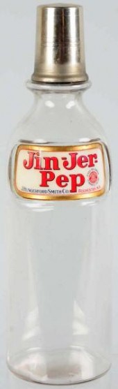 Jin-Jer Pep Label under Glass