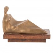 JIRI TUCEK. RECLINING NUDE, BR