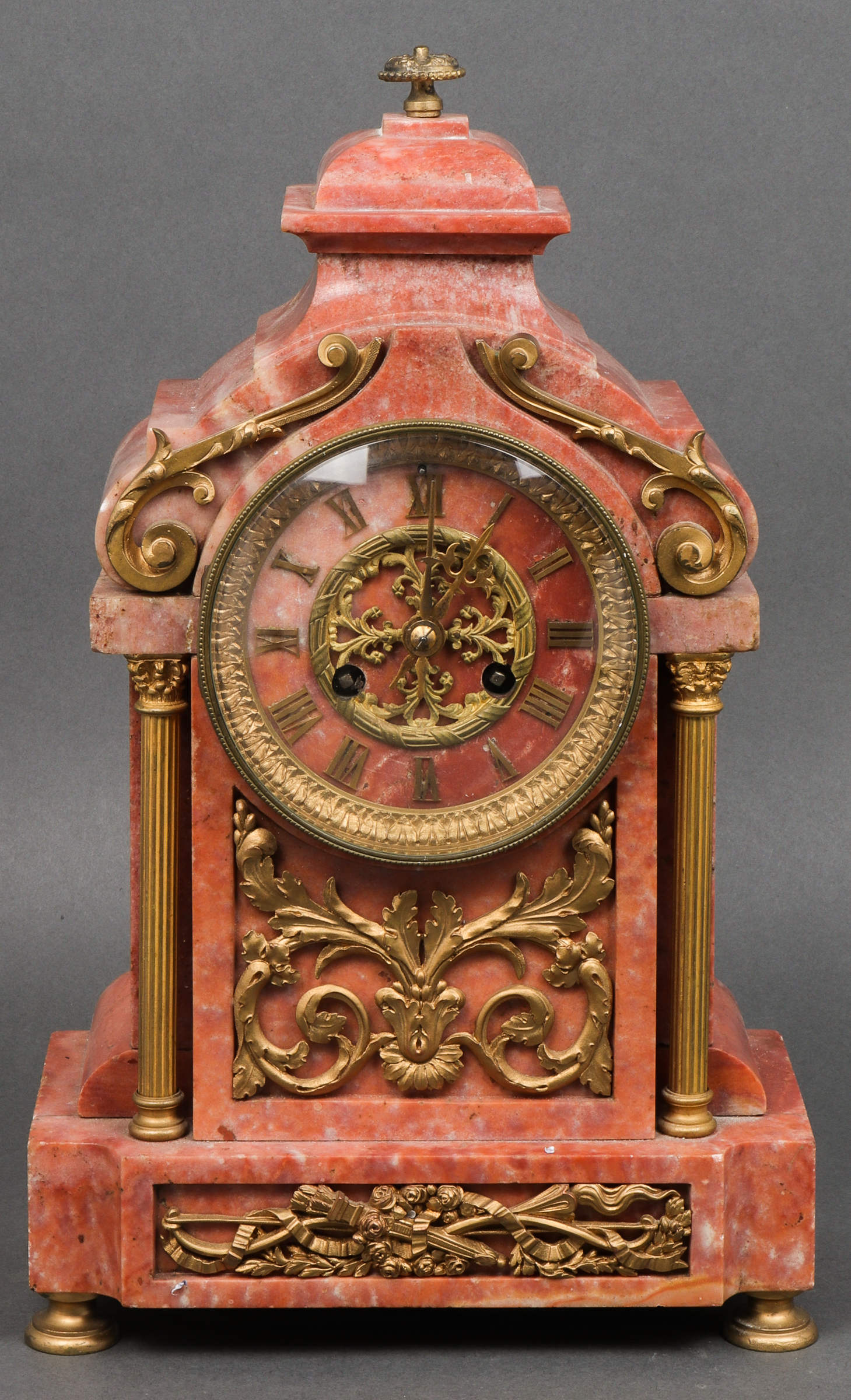 JLF FRENCH ORMOLU MOUNTED MARBLE