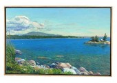 J.M. ADAM (20TH C.), "VIEW OF