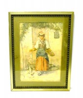 J.M. Scudder watercolor showin