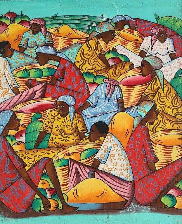 JN. JACQUES HAITIAN OIL ON