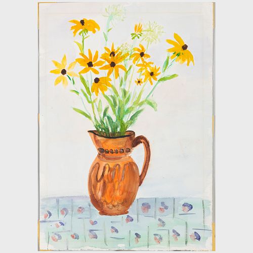 JO LEVY (1904-1996): PARK SCENE;