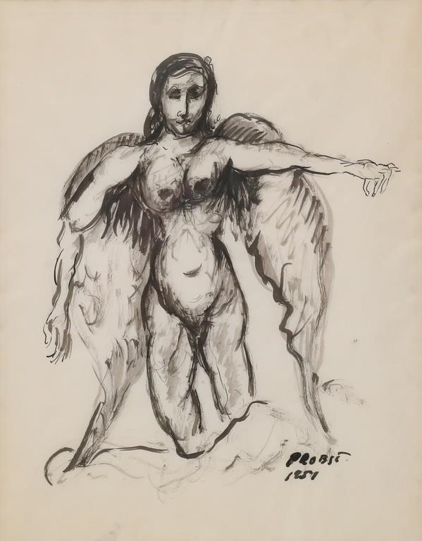 JOACHIM PROBST GOUACHE ANGELJoachim