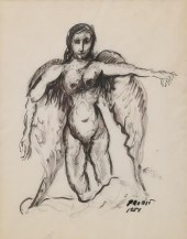 JOACHIM PROBST GOUACHE ANGELJo
