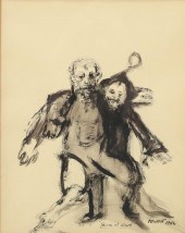 JOACHIM PROBST GOUACHE DANCE O