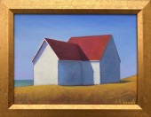 JOAN ALBAUGH OIL ON BOARD "SEA