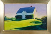 JOAN ALBAUGH OIL ON BOARD "SEE