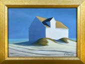 JOAN ALBAUGH OIL ON CANVAS BOA