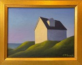 JOAN ALBAUGH OIL ON CANVAS BOA