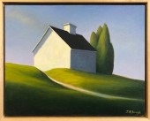 JOAN ALBAUGH OIL ON CANVAS "A