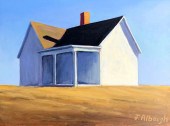 JOAN ALBAUGH OIL ON GESSOBORD