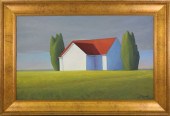 JOAN ALBAUGH OIL ON PANEL "STA