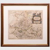 JOAN BLAEU (1599-1673): TEVIOT