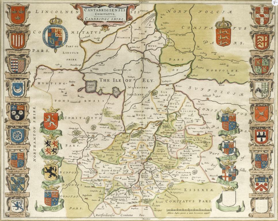 JOAN BLAEU  CAMBRIDGE SHIRE