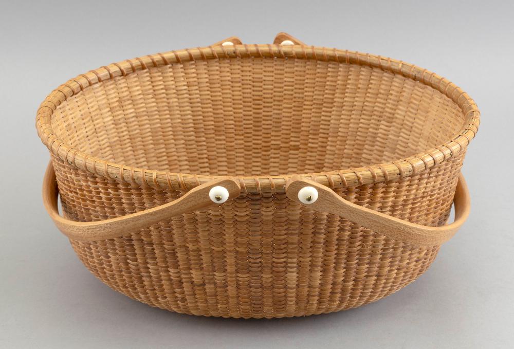 JOAN CASHIN OVAL NANTUCKET BASKET