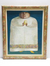 JOAN ERBE OIL ON CANVAS PAINTI