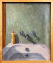 JOAN GRISWOLD OIL ON LINEN "A
