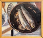 JOAN GRISWOLD OIL ON LINEN "FR