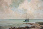 JOAN HOWE OIL ON CANVAS-BOARD