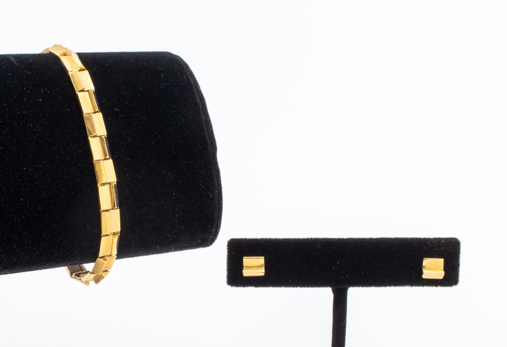 JOAN MICHLIN 14K GOLD BRACELET &