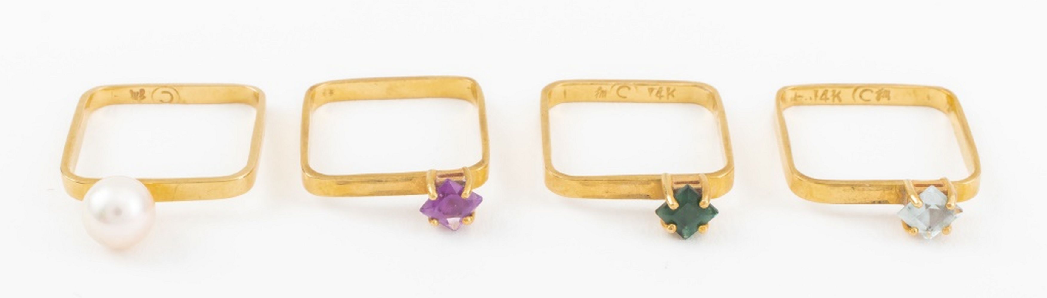 JOAN MICHLIN 14K YELLOW GOLD &