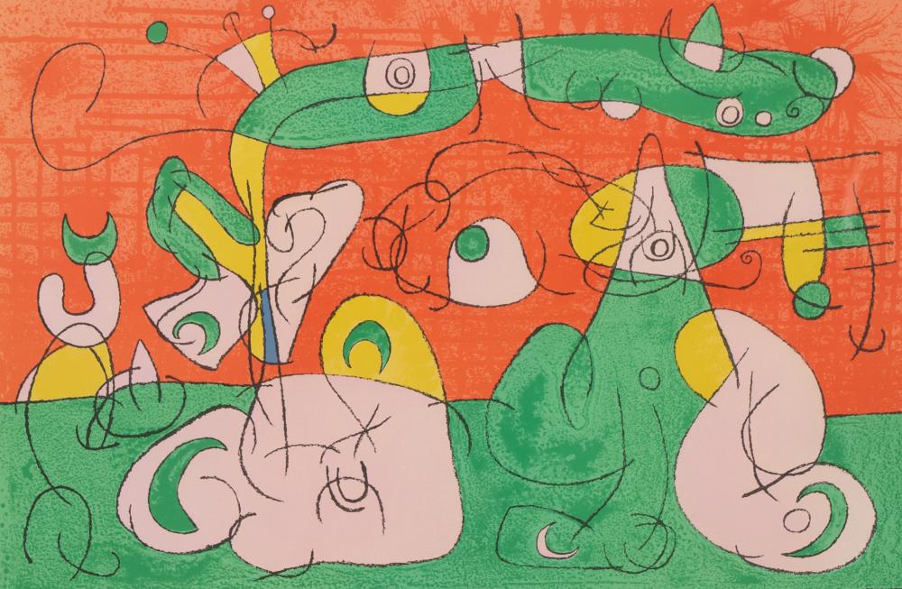 JOAN MIRO (1893 - 1083): UBU ROI